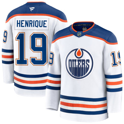Adam Henrique Edmonton Oilers 2025 Away Premium White Jersey
