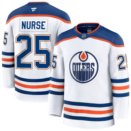 Corey Perry Edmonton Oilers 2025 Away Premium White Jersey