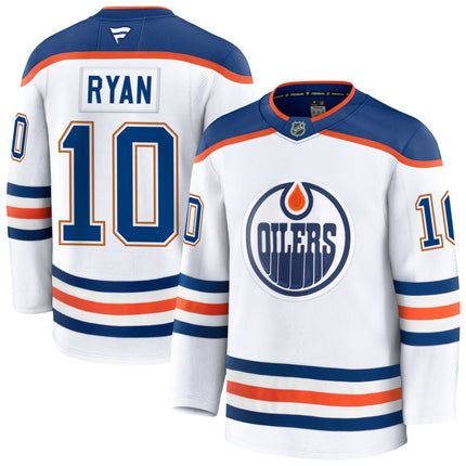 Derek Ryan Edmonton Oilers 2025 Away Premium White Jersey