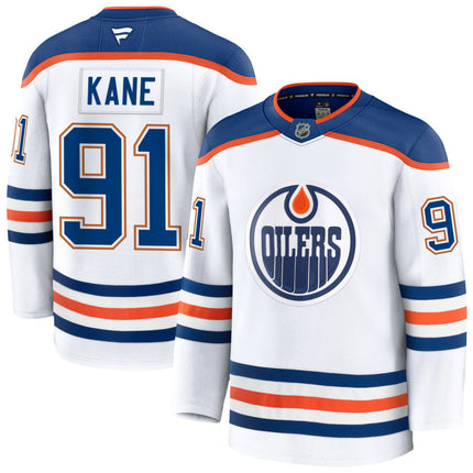 Evander Kane Edmonton Oilers 2025 Away Premium White Jersey