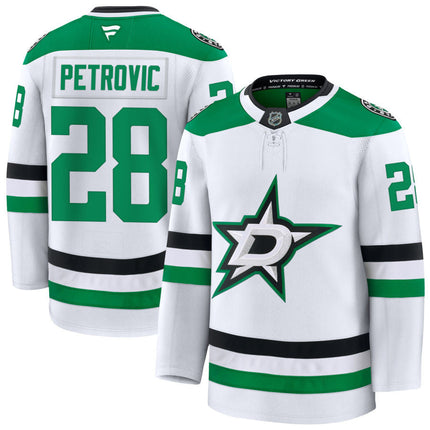 Alexander Petrovic Dallas Stars 2025 Away Premium Jersey - White