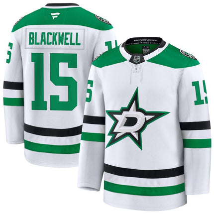 Colin Blackwell Dallas Stars 2025 Away Premium Jersey - White