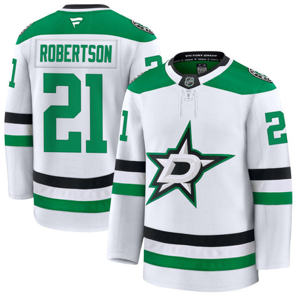 Jason Robertson Dallas Stars 2025 Away Premium Jersey - White