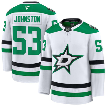 Wyatt Johnston Dallas Stars 2025 Away Premium Jersey - White