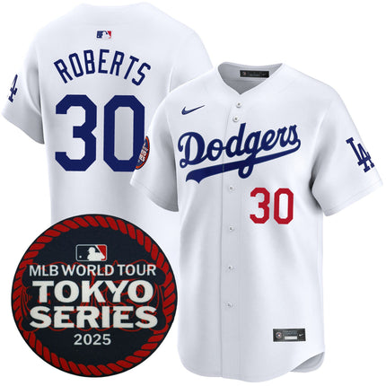Dave Roberts Los Angeles Dodgers 2025 Home Tokyo Series Jersey - White