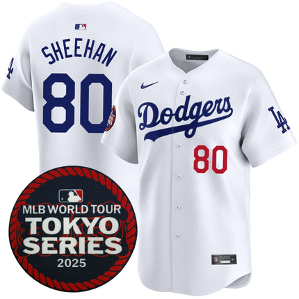 Emmet Sheehan Los Angeles Dodgers 2025 Home Tokyo Series Jersey - White