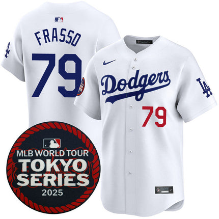 Nick Frasso Los Angeles Dodgers 2025 Home Tokyo Series Jersey - White