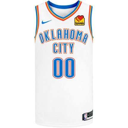 Custom Name Oklahoma City Thunder 2025 Association Swingman Jersey - White