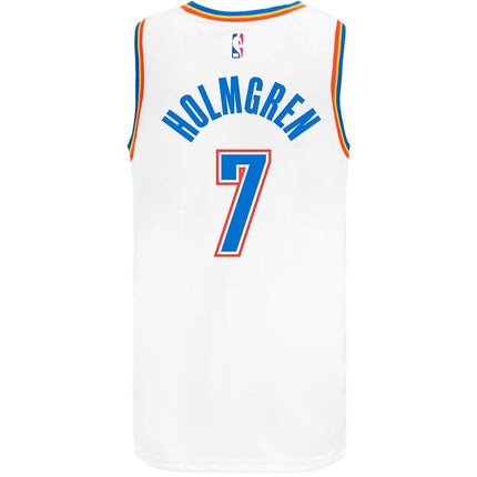 Chet Holmgren Oklahoma City Thunder 2025 Association Swingman Jersey - White