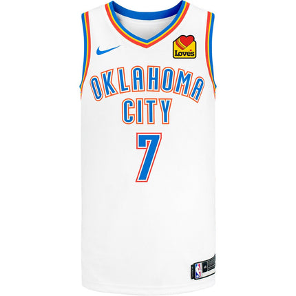 Chet Holmgren Oklahoma City Thunder 2025 Association Swingman Jersey - White