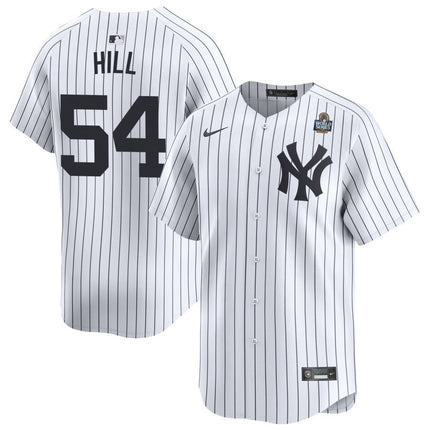 Tim Hill New York Yankees 2025 World Series Home Limited Baseball Jersey – White