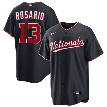 Amed Rosario Washington Nationals 2025 Alternate Jersey - Navy