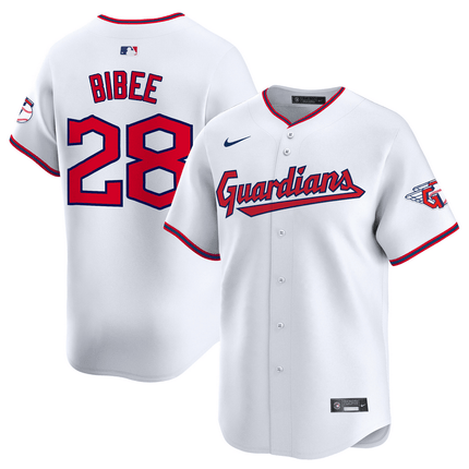 Tanner Bibee Cleveland Guardians 2025 Vapor Premier Limited Jersey - White