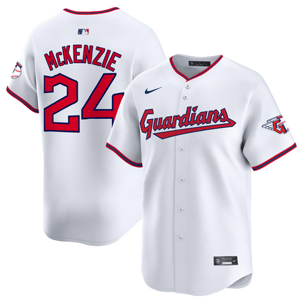 Triston McKenzie Cleveland Guardians 2025 Vapor Premier Limited Jersey - White