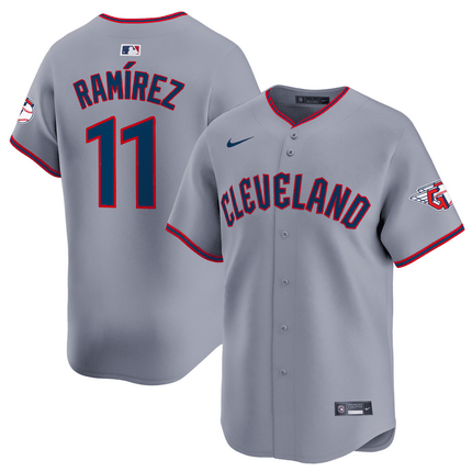Jose Ramirez Cleveland Guardians 2025 Vapor Premier Limited Jersey - Gray