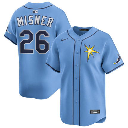 Kameron Misner Tampa Bay Rays 2025 Alternate Limited Jersey - Light Blue