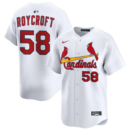 Chris Roycroft St. Louis Cardinals 2025 Home Limited Jersey - White