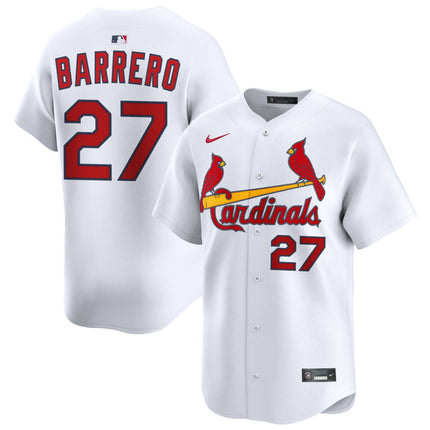 Jose Barrero St. Louis Cardinals 2025 Home Limited Jersey - White
