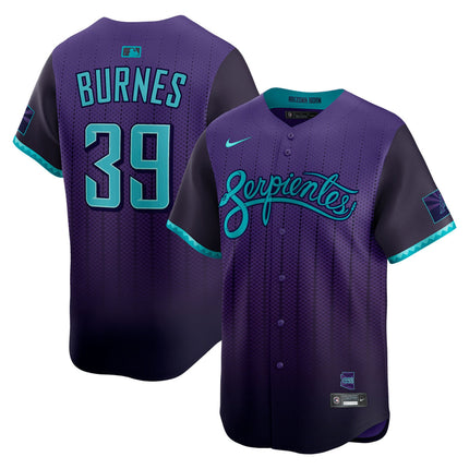 Corbin Burnes Arizona Diamondbacks 2025 City Connect Limited Jersey - Purple