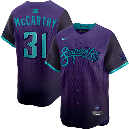 Jake McCarthy Arizona Diamondbacks 2025 City Connect Limited Jersey - Purple