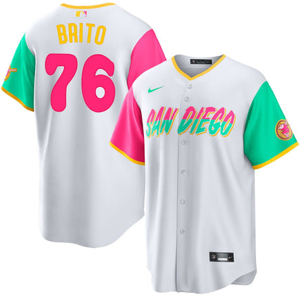 Jhony Brito San Diego Padres 2025 City Connect Limited Jersey - White