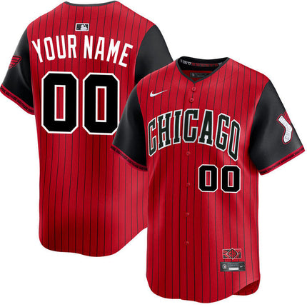 Personalized Chicago White Sox 2025 City Connect Limited Jersey - Red/Black