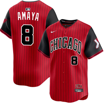 Jacob Amaya Chicago White Sox 2025 City Connect Limited Jersey - Red/Black