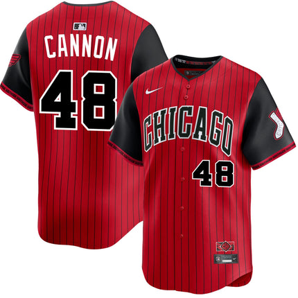 Jonathan Cannon Chicago White Sox 2025 City Connect Limited Jersey - Red/Black