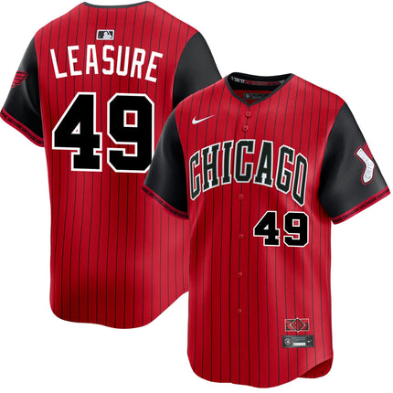 Jordan Leasure Chicago White Sox 2025 City Connect Limited Jersey - Red/Black