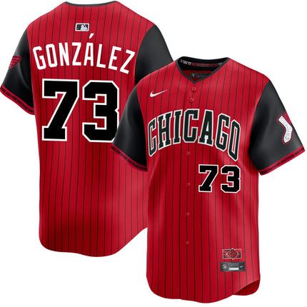 Wikelman Gonzalez Chicago White Sox 2025 City Connect Limited Jersey - Red/Black