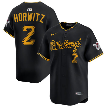 Spencer Horwitz Pittsburgh Pirates 2025 Alternate Limited Jersey - Black