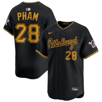 Tommy Pham Pittsburgh Pirates 2025 Alternate Limited Jersey - Black