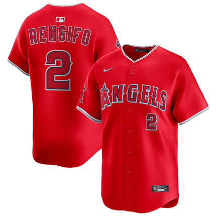 Luis Rengifo Los Angeles Angels 2025 Alternate Limited Jersey - Red