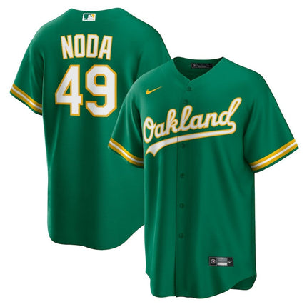 Ryan Noda Oakland Athletics 2025 Alternate Jersey - Kelly Green