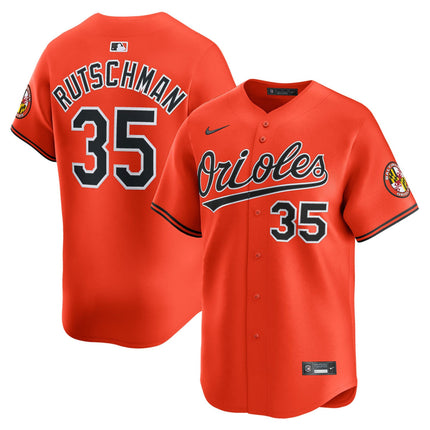 Adley Rutschman Baltimore Orioles 2025 Alternate Limited Jersey - Orange