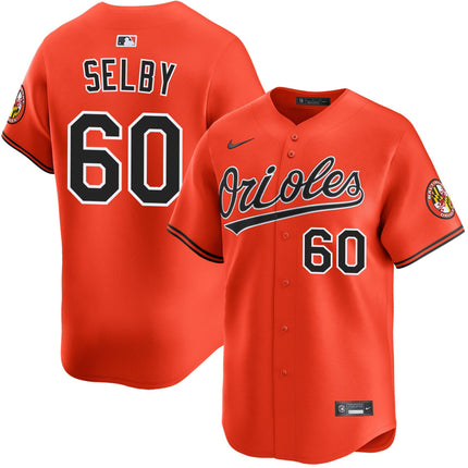 Colin Selby Baltimore Orioles 2025 Alternate Limited Jersey - Orange