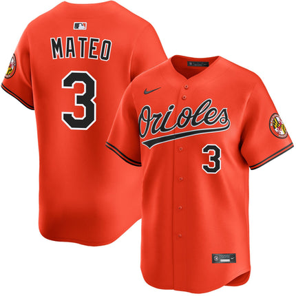 Jorge Mateo Baltimore Orioles 2025 Alternate Limited Jersey - Orange