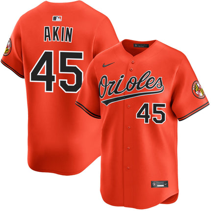 Keegan Akin Baltimore Orioles 2025 Alternate Limited Jersey - Orange