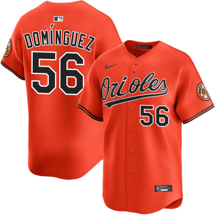 Seranthony Dominguez Baltimore Orioles 2025 Alternate Limited Jersey - Orange