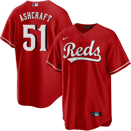 Graham Ashcraft Cincinnati Reds 2025 Alternate Jersey - Red