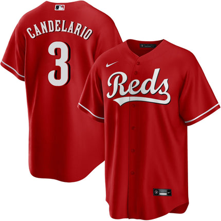 Jeimer Candelario Cincinnati Reds 2025 Alternate Jersey - Red
