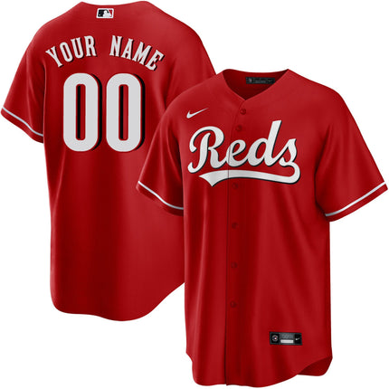 Custom Name Cincinnati Reds 2025 Alternate Jersey - Red