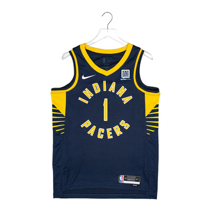 Obi Toppin Indiana Pacers 2025 Icon Swingman Jersey - Navy