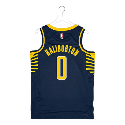 Tyrese Haliburton Indiana Pacers 2025 Icon Swingman Jersey - Navy