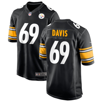 Domenique Davis Pittsburgh Steelers 2025 Game Jersey - Black
