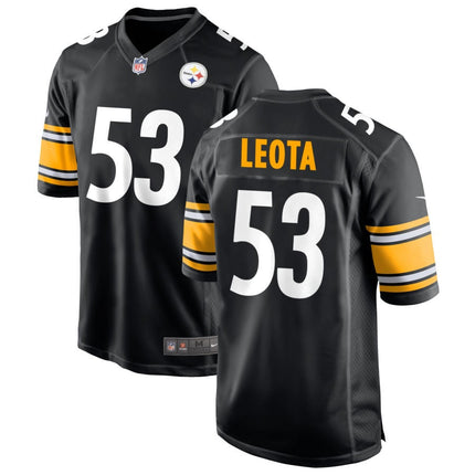 Eku Leota Pittsburgh Steelers 2025 Game Jersey - Black