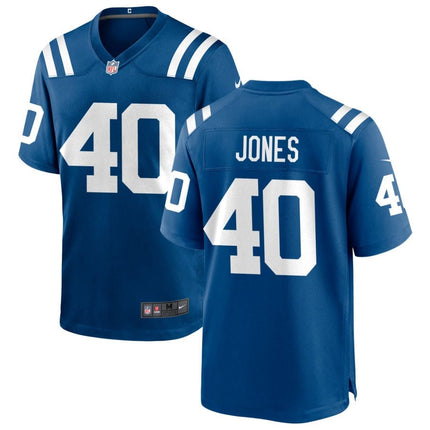 Jaylon Jones Indianapolis Colts 2025 Game Jersey - Royal