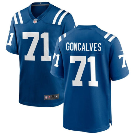Matt Goncalves Indianapolis Colts 2025 Game Jersey - Royal
