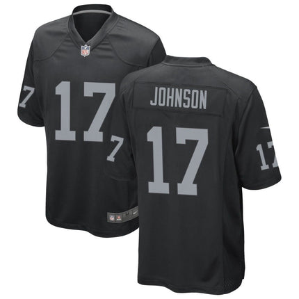 Collin Johnson Las Vegas Raiders 2025 Game Jersey - Black