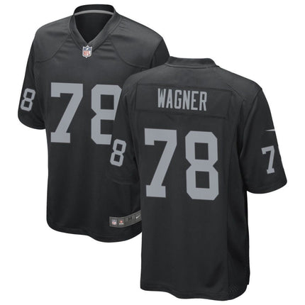 Dalton Wagner Las Vegas Raiders 2025 Game Jersey - Black